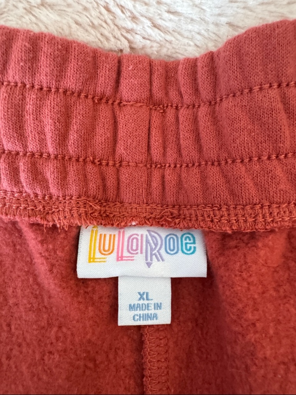 LuLaRoe Women's Athletic Shorts in Dusty Rose - Picture 2 of 3
